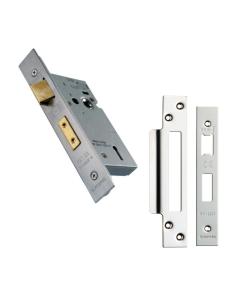 64mm Bright Stainless Steel Easi T 5 Lever Sashock | LSS5525BSS