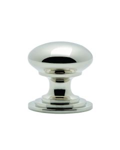 Polished Nickel 42mm Victorian Cupboard Knob | M47DPN