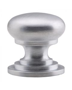 Satin Chrome 32mm Victorian Cupboard Knob | M47BSC