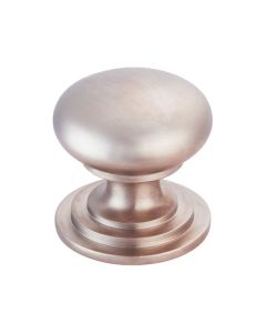 Satin Nickel 50mm Victorian Cupboard Knob | M47ESN