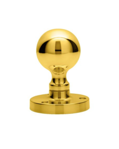 Set Manital Polished Brass Ball Mortice Knob | M48PB