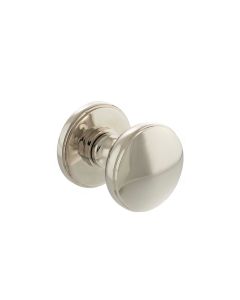 Set Millhouse Polished Nickel Edison Mushroom Mortice Knob | MH400DMKPN