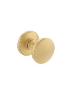 Set Millhouse Satin Brass Edison Mushroom Mortice Knob | MH400DMKSB
