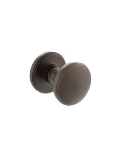 Set Millhouse Urban Dark Bronze Edison Mushroom Mortice Knob | MH400DMKUDB