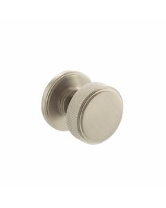 Set Millhouse Satin Nickel Harrison Knurled Mortice Knob | MH450KSMKSN