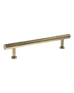 Antique Brass 160mm Chrysler Diamond T Bar Handle | MHCD17160AB