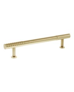 Satin Brass 160mm Chrysler Diamond T Bar Handle | MHCD17160SB