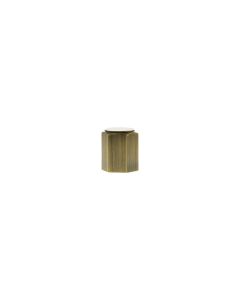 Antique Brass Pennington Hexagonal Cabinet Knob | MHCH1420AB