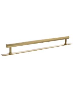 Pennington Hexagonal Cabinet Pull Handle on Plate 320mm - Satin Brass