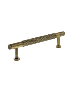 Antique Brass 128mm Eiffel Knurled Cabinet Pull Handle  | MHCK17128AB