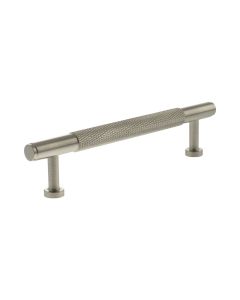 Satin Nickel 128mm Eiffel Knurled Cabinet Pull Handle  | MHCK17128SN