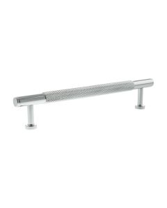 Polished Chrome 160mm Eiffel Knurled Cabinet Pull Handle  | MHCK17160PC