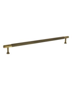 Antique Brass 320mm Eiffel Knurled Cabinet Pull Handle  | MHCK17320AB