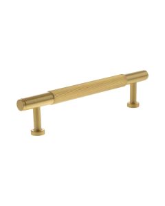 Satin Brass 128mm Battersea Linear Cabinet Pull Handle | MHCL17128SB