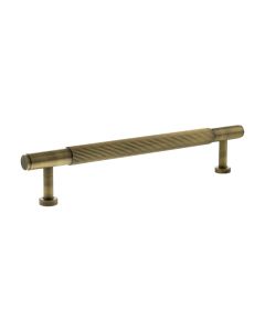 Antique Brass 160mm Battersea Linear Cabinet Pull Handle | MHCL17160AB