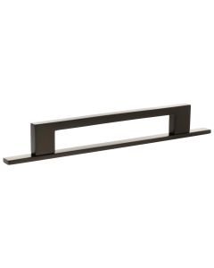 Empire Slim Cabinet Pull Handle on Plate 160mm - Urban Dark Bronze