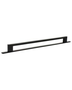 Empire Slim Cabinet Pull Handle on Plate 320mm - Matt Black