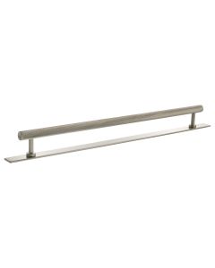Paddington Spiral Cabinet Pull Handle on Plate 320mm - Satin Nickel