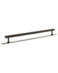Paddington Spiral Cabinet Pull Handle on Plate 320mm - Urban Dark Bronze