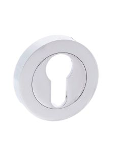 Millhouse Polished Chrome Euro Escutcheon | MHREPC