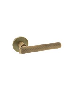 Set Millhouse Yester Bronze Stephenson Linear Lever on 5mm rose | MHSR250YB