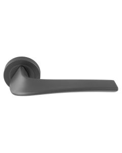 Set Manital Anthracite Master Lever Furniture on round rose | MS5ANT