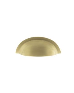 Satin Brass Winchester Cabinet Cup Pull | OEC1176SB