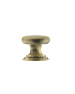 Antique Brass 32mm Lincoln Victorian Cabinet Knob | OEC1232AB