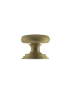 Satin Brass 32mm Lincoln Victorian Cabinet Knob | OEC1232SB