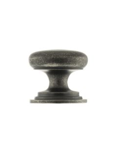 Distressed Silver 38mm Lincoln Victorian Cabinet Knob | OEC1238DS