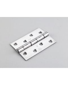 Pair Nico 451 Grade 7 Strong Fixed Pin Butt Hinge Square Corners 100x73mm
