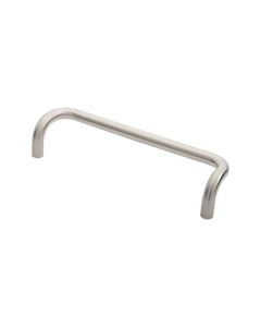 300 x 19mm Satin Stainless Steel Steelworx Cranked Pull Handle | PAC1300SSS