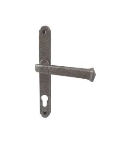Frelan Pewter Antique Narrow Plate Euro Handle c/c 92mm 