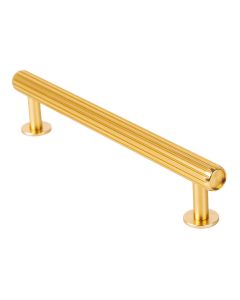 Brushed Brass 160mm Rille Cabinet Handle | 101.20.810