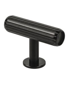 Brushed Black 55mm Rille T Knob | 101.20.820