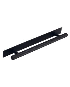 Matt Black 320mm Langham Lined Cabinet Handle  | 100.27.118