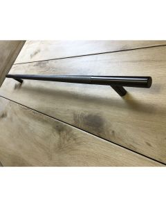 Satin Vapour Black 600mm Grade 316 Knurled Guardsman | Back to Back Fixing | CHEP81.BB.SVB