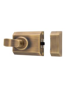 Antique Brass 60mm Contract Rim Cylinder Rollerbolt | RCB8260AB