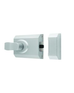 Satin Chrome 60mm Contract Rim Cylinder Rollerbolt | RCB8260SC
