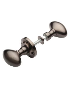 Heritage Brass Matt Bronze Suffolk Rim Door Knob
