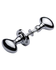 Heritage Brass Polished Chrome Suffolk Rim Door Knob