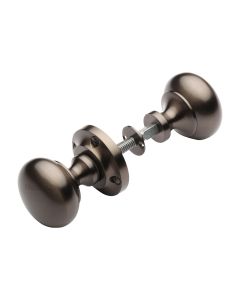 Heritage Brass Matt Bronze Victoria Rim Door Knob
