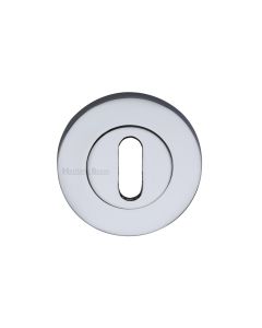 Polished Chrome Standard Key Escutcheon Round - RS2000
