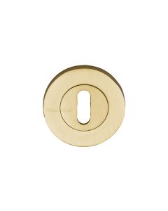 Satin Brass Standard Key Escutcheon Round - RS2000