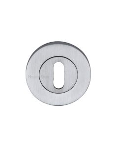 Satin Chrome Standard Key Escutcheon Round - RS2000