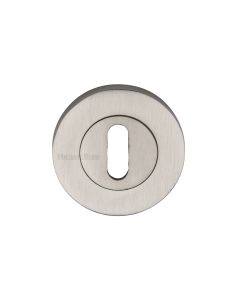 Satin Nickel Standard Key Escutcheon Round - RS2000