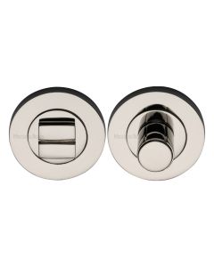 Polished Nickel Finish Round Bathroom Turn & Release - RS2030