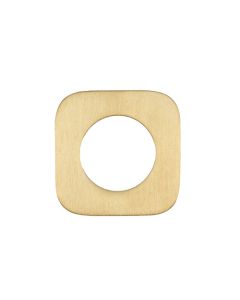 PVD Satin Brass Rosso Mini Squircle Spare Rose | RT-MINISQ-SR-PVDSB