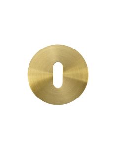 Satin Brass PVD Rosso Slim Standard Key Escutcheon | RT002-SLIM-SBPVD