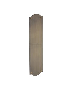 Heritage Brass Antique Brass Shaped Fingerplate 305mm